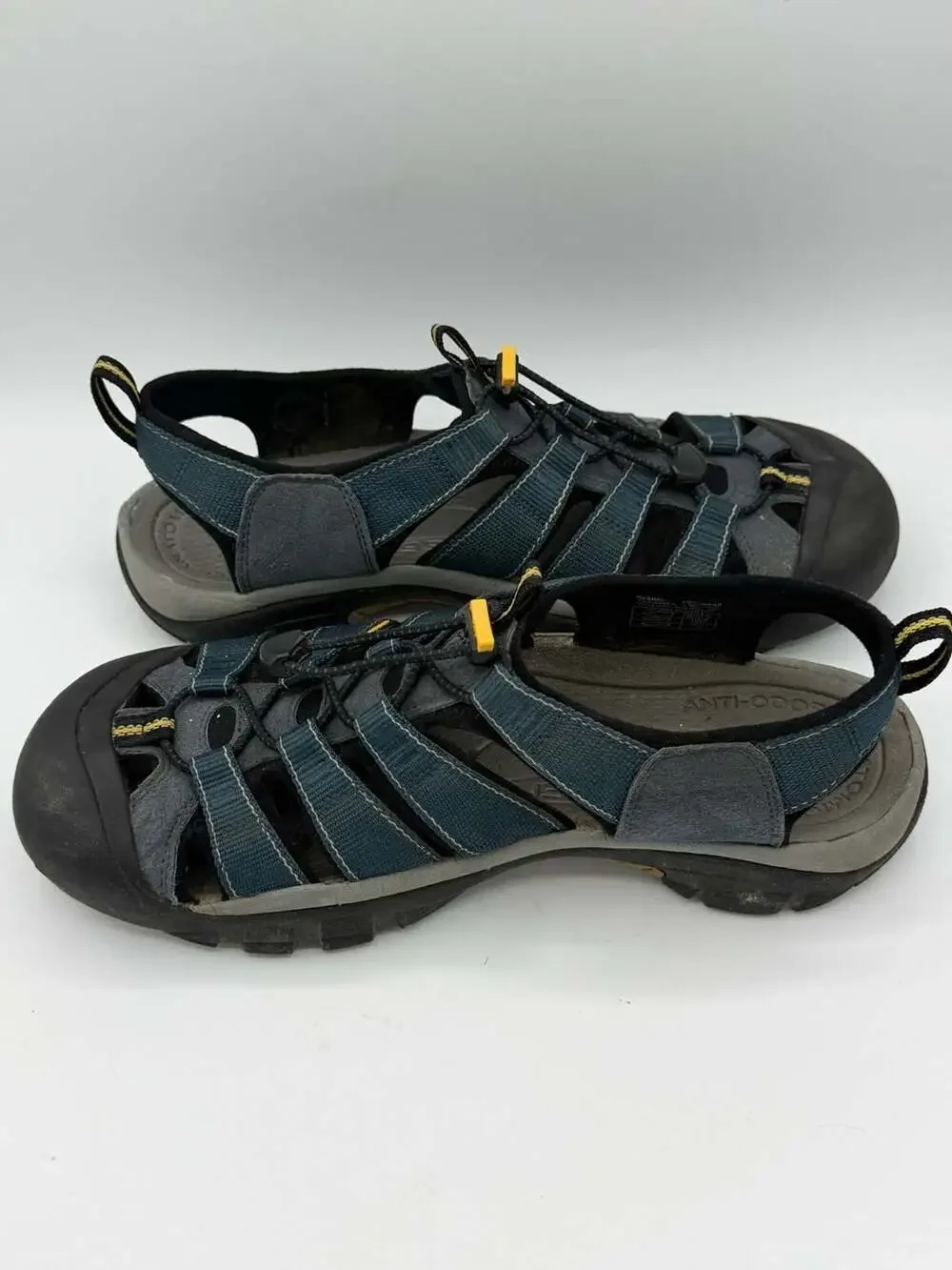 KEEN Men's Newport H2 Waterproof Hiking Sandals in Navy/Medium Grey Size 11.5